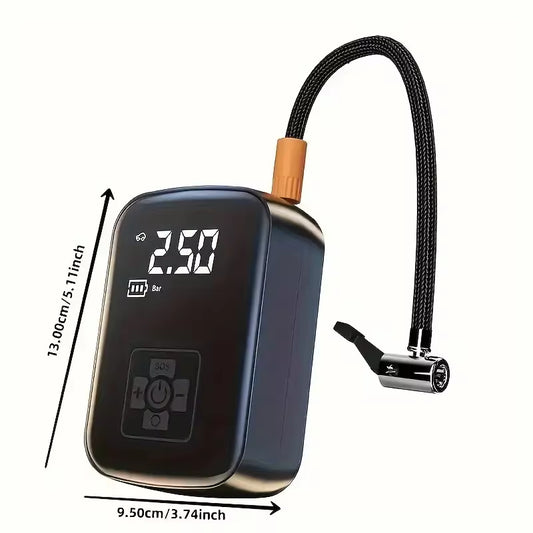 Wireless Electric Car Air Compressor - Portable Tire Inflator for Motorcycles, Bicycles, Boats & More!