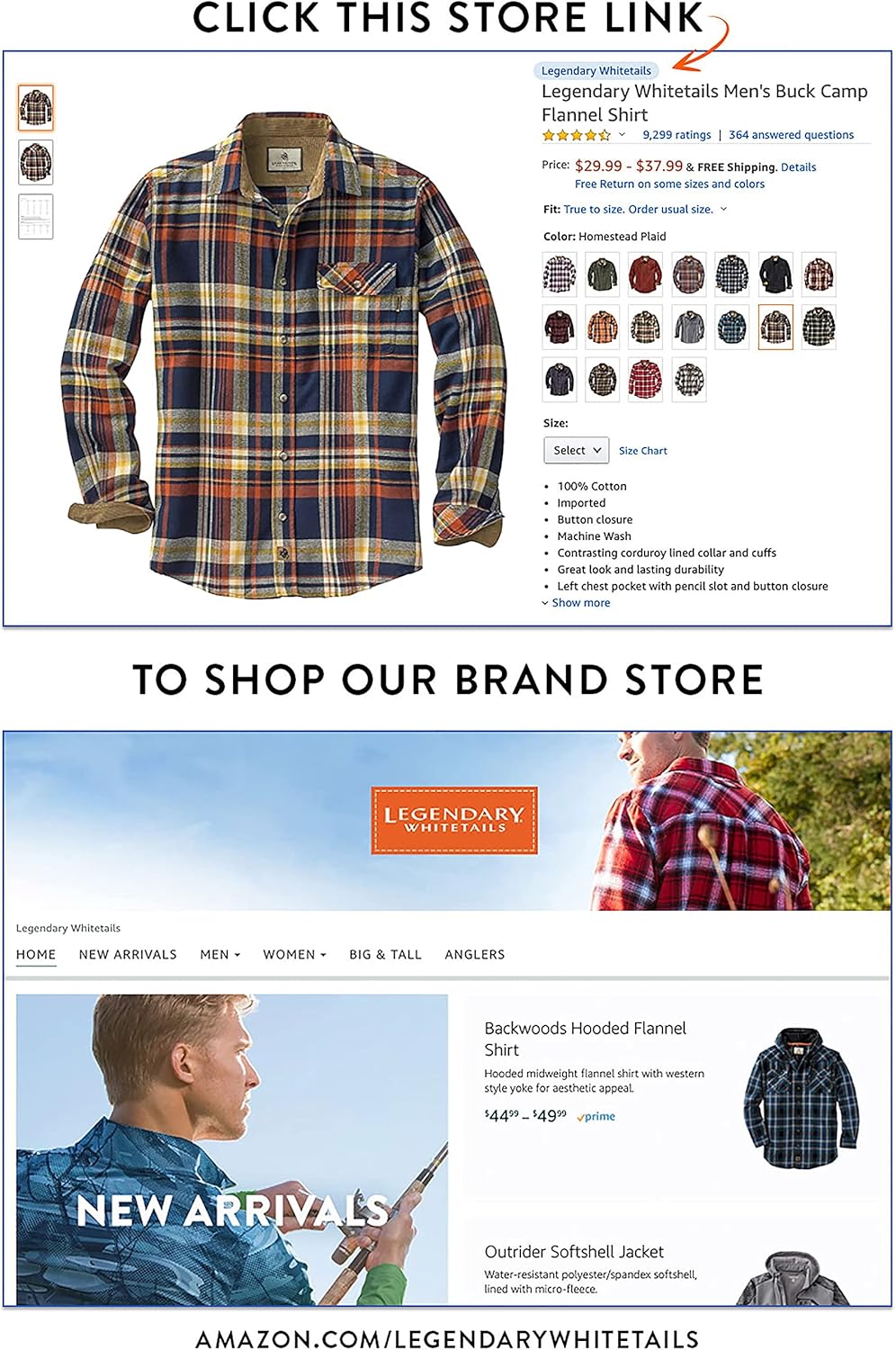 Men's Hooded Flannel Shirt Jacket with Berber Lining for Camp Nights
