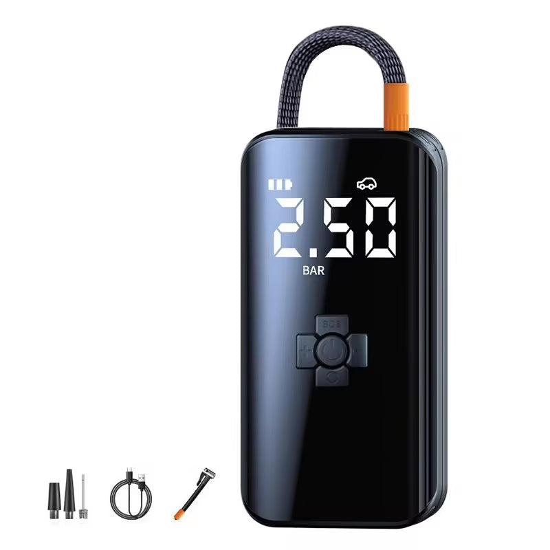 Wireless Electric Car Air Compressor - Portable Tire Inflator for Motorcycles, Bicycles, Boats & More!
