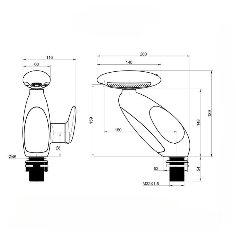 Smart LED Bathroom Faucet – 4 Water Modes, 360° Pull-Out Head